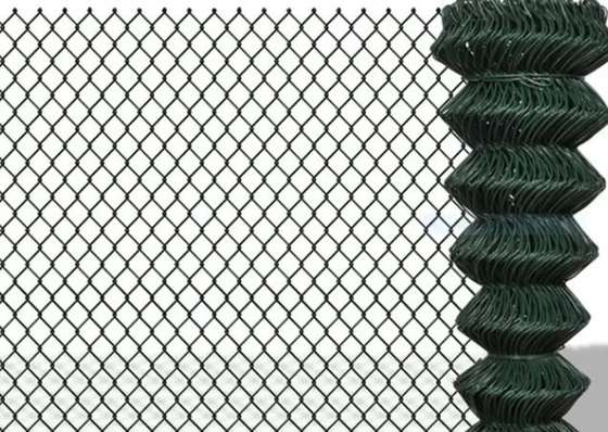 Tüm Set Bağlantı Parçaları ile Koyu Yeşil 1.8m Yükseklik Pvc Kaplı Zincir Bağlantı Çiti