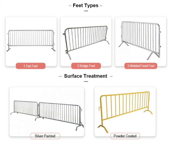 Çelik Konseri Kaza Özel Kalabalık Kontrolü Engeller Barikat 60 inç 1