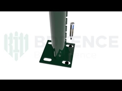 Şeftali direği ile 3D çit panelleri nasıl kurulur