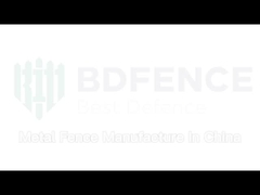 Yeşil Güvenlik 3D kaynaklı tel örgü çit galvanize ve toz boyama