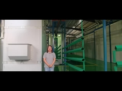 Tozla kaplanmış kare direk