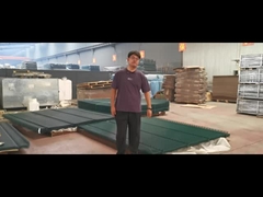 Yeşil dört bükümlü tırmanma önleyici çit gerçekten güzel