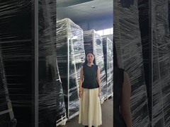 Ahşap palet üzerinde Filipinler'e gönderilen yeşil 3D çit