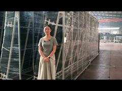 The packaging method of bending fence for transportation to the United States