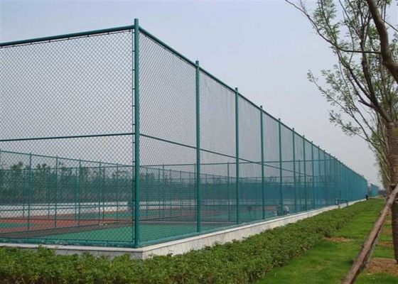 Kalite  ISO14001 PVC Coated Wire Mesh Diamond Chain Link Fence fabrika