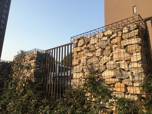2*1*1 Gabion Çit Sistemi Demir Sıcak Daldırma Galvanizli Tel