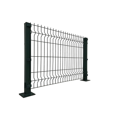 Dış 3d Eğri Pvc Kaplı Kaynaklı Tel Ağı Çit Bahçe ve Çiftlik Koruma 3d Çit