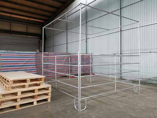 Hayvanlık Sığır 1.6m Metal Çiftlik Kapısı Galvanizli Çelik Boru Tasarımı