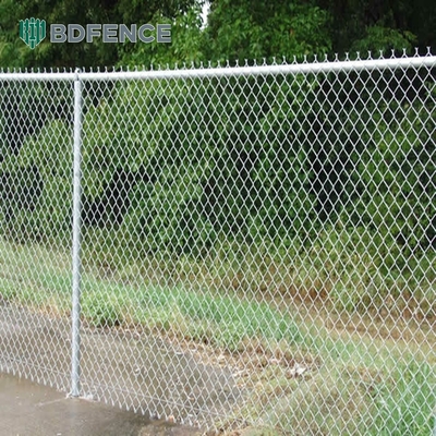 8 Ft Zincir Bağ Çit PVC Kaplı Siyah Vinyl Cyclone Demir Tel Mesh Metal Çit Dış Bahçe Çit Paneli için
