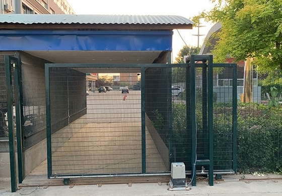 Barut kapalı Çelik Çit Kapısı Ev ve Bahçe Tek Kapı Yüksekliği 1.0-2.4m