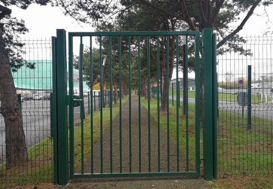 Barut kapalı Çelik Çit Kapısı Ev ve Bahçe Tek Kapı Yüksekliği 1.0-2.4m