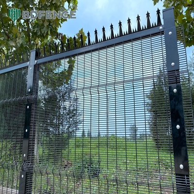 358 tel örgü Clearview metal çelik açık açık güvenlik çit panelleri açık açık