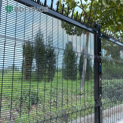 358 tel örgü Clearview metal çelik açık açık güvenlik çit panelleri açık açık