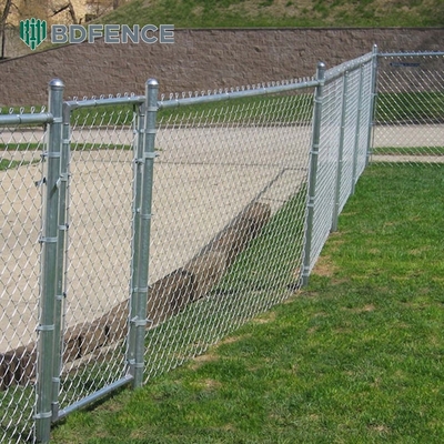 9 10 Ölçüm 5ft 6ft 7ft 8ft 10ft Tozla kaplanmış galvanize zincir bağlantı çit
