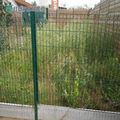 Yüksek güvenlik prizm 3d çit panelleri pvc kaplı metal duvar çit panelleri trellis çelik galvanizli 3d ağlı çatı çitleri
