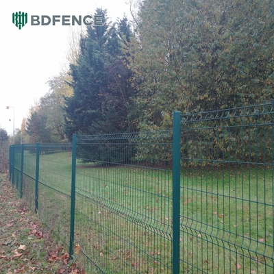 Ev Dış Güvenlik Eğri Kaynak Tel Çit 3D Eğri Kaynak Pvc Bahçe Çit