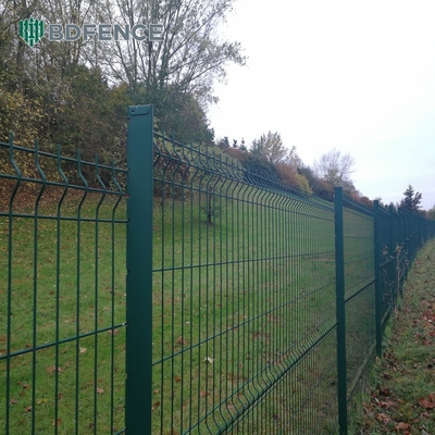 Ev Dış Güvenlik Eğri Kaynak Tel Çit 3D Eğri Kaynak Pvc Bahçe Çit