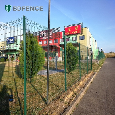 4 X 4 Dış Bahçe Metal 3D Çit Saldırılmış Tel Ağı 3D Çit Düşük Karbonlu Çelik Tel