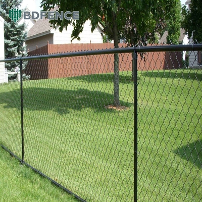 1.8m Yüksekliğinde PVC Kaplı Zincir Bağlantı Çit 60X60 1.8X25m Güvenli Sağlam Çit
