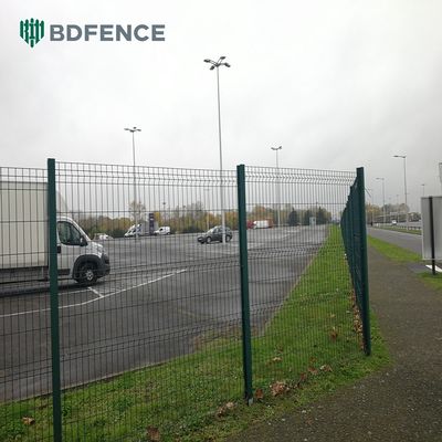 Ev & Dış 3D Eğri Kaynaklı Tel Ağı Bahçe Çit Paneli Dekoratif Dış Çit Alayı Trellis & Kapılar