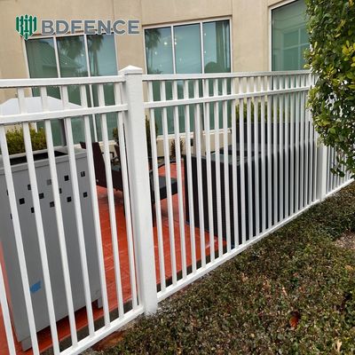 Özelleştirilebilir Modern Alüminyum Tubular Çelik Koruma Çitleri - Çevre Dostu Suya Karşı Dirençli Hırsızlık Karşıtı Güvenlik Çitleri Tozla Kaplanmış