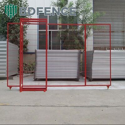 Çıkarılabilir Dışarıda Taşınabilir Sıcak Battırılmış Galvanizli Çelik Kaynatılmış Tel Ağı 6X10FT Ca Temp Çit Panelleri Etkinlik İnşa Sitesi Kanada Kapalı Geçici Çit