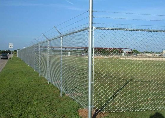 1 inç Galvanize Zincir Bağlantı Çit Hook Mesh Çiftliği