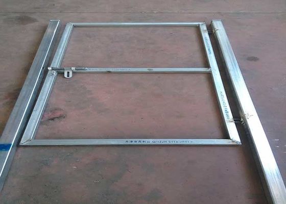 Ev Bahçesi 3D Modeli Demir Kapı Galvanize Bahçe Dekorasyonu 32x32mm Demiryolu