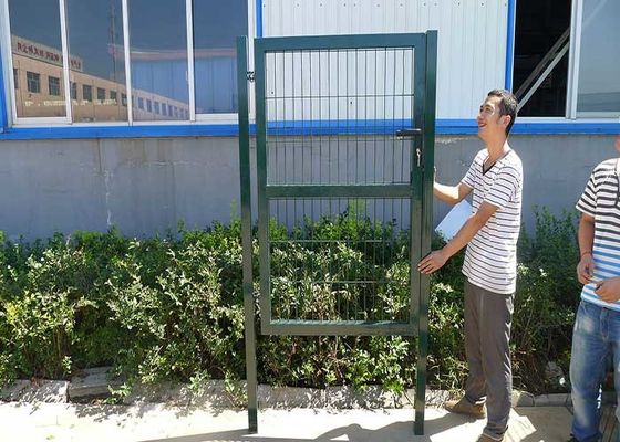 Bahçe Dekorasyonu Sliver'de Alt 3D Çelik Tel Galvanizli Kaplı Çit