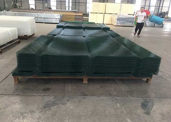 76 * 25mm açıklık boyutu ve toz kaplı yüzey tedavisi ile güvenlik çevre çitleme tırmanma karşıtı tasarım