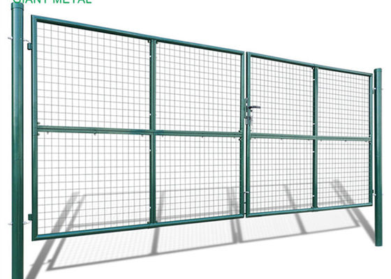Açık H2.4m Genişletilebilir Metal Bahçe Çit Kapısı