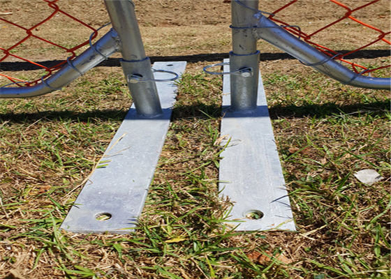 PVC Kaplı çelik levha Zincir Bağlantı Kalabalık Bariyer Eskrim