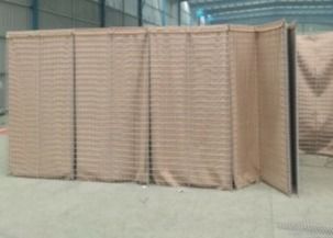 Çinko Alüminyum Kaplı 75 * 150mm Hesco Bariyer Blast Duvar
