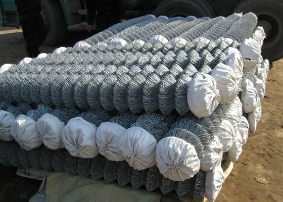 HDG 60 * 60mm 5.0mm Elmas Zincir Bağlantı Çiti