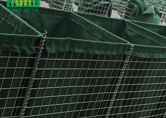 4.0mm Kaynaklı Savunma Tabyası Hesco Patlama Duvarları