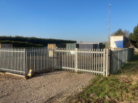 Güvenlik D Soluk Toz Boyalı Palisade Eskrim 2750mm Genişlik