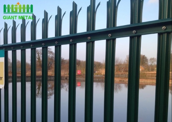 D Bölüm W Bölüm Galvanizli Palisade Eskrim Toz Boyalı 1200mm Yükseklik