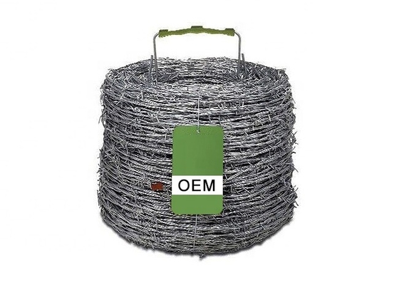 Dikenli Tel Çit için 10kg 1.2mm Galvanizli Jiletli Dikenli Tel