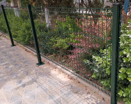 6ft Yükseklik V Mesh Güvenlik Eskrim Pvc Kaplı Kolay Montajlı Şeftali Post