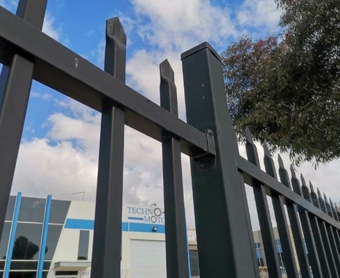 Özelleştirilebilir Tubular Çelik Güvenlik Çit