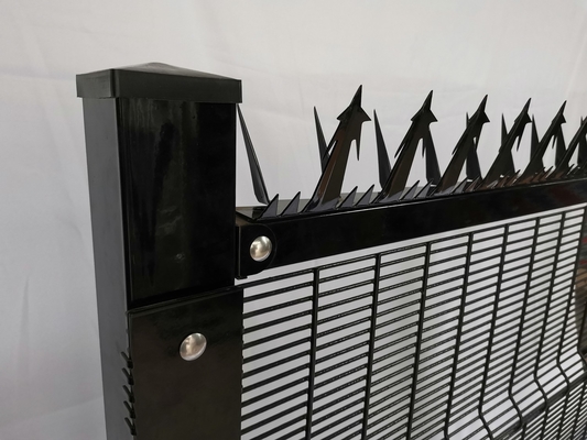 Galvanizli kaynaklı 358 Mesh Çit Tozu Kaplı Dış