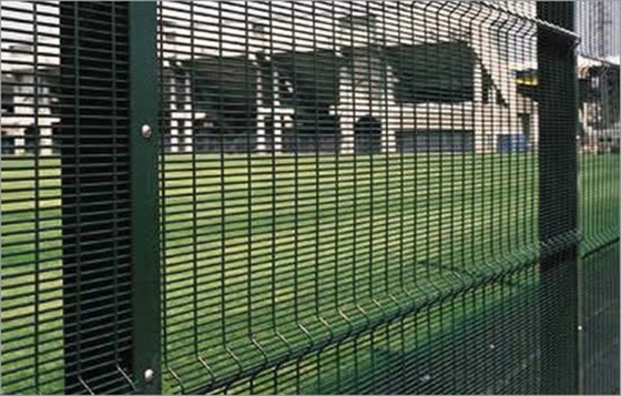 Galvanizli kaynaklı 358 Mesh Çit Tozu Kaplı Dış